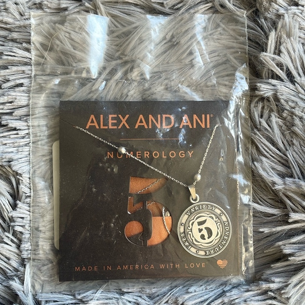Alex and Ani Numerology ‘5’ Bracelet & Necklace Set - Picture 5 of 10